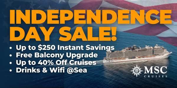 MSC Independence Day Sale!