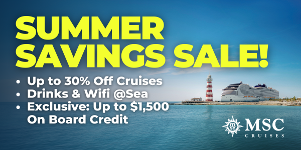MSC Summer Savings Sale!